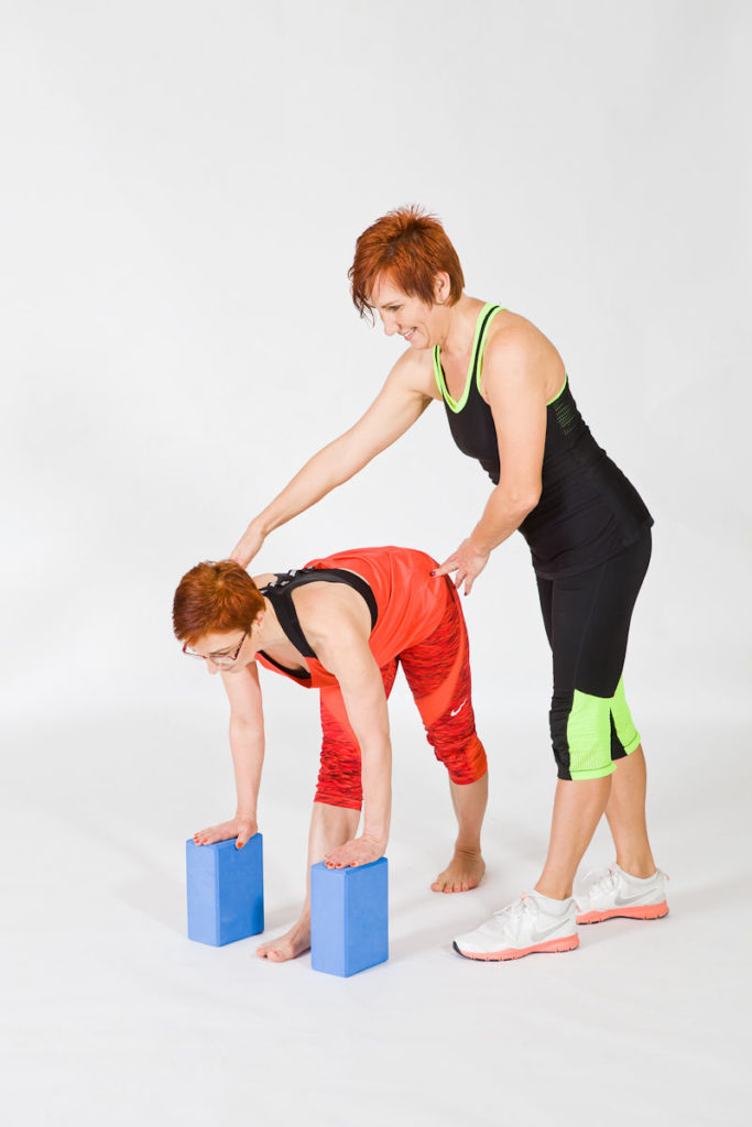 cvičení fit pain free ukázka cviků s klientem